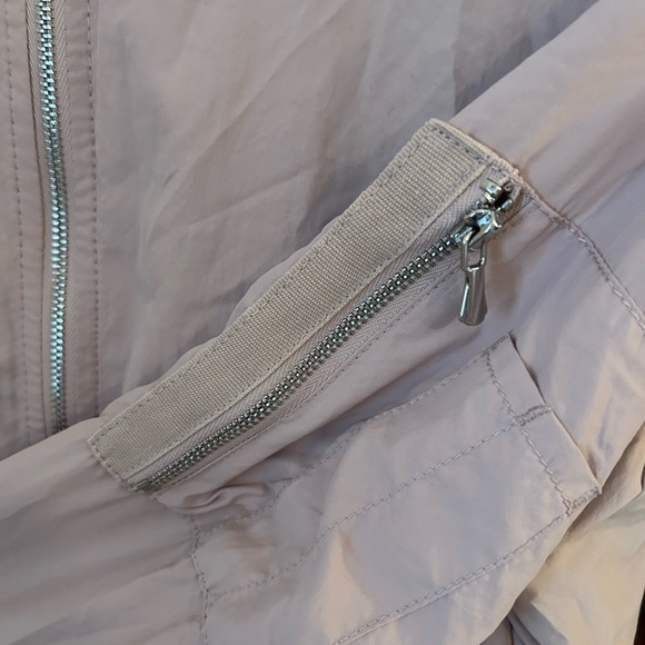 Zara Blush Nude Lightweight Bomber Jacket Size M - Picture 4 of 4